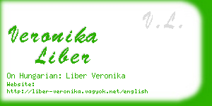 veronika liber business card